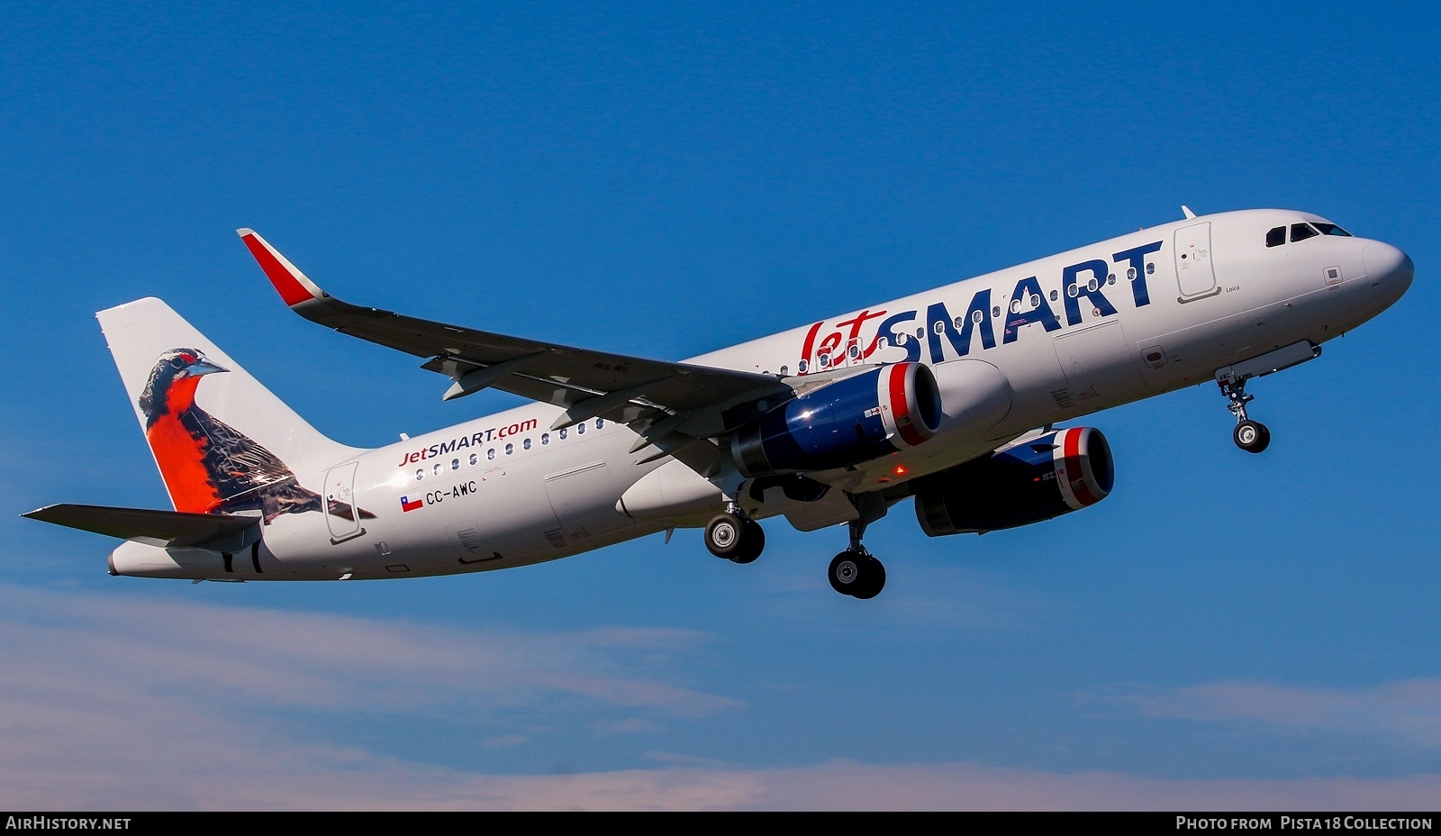 Aircraft Photo of CC-AWC | Airbus A320-232 | JetSmart | AirHistory.net #812984