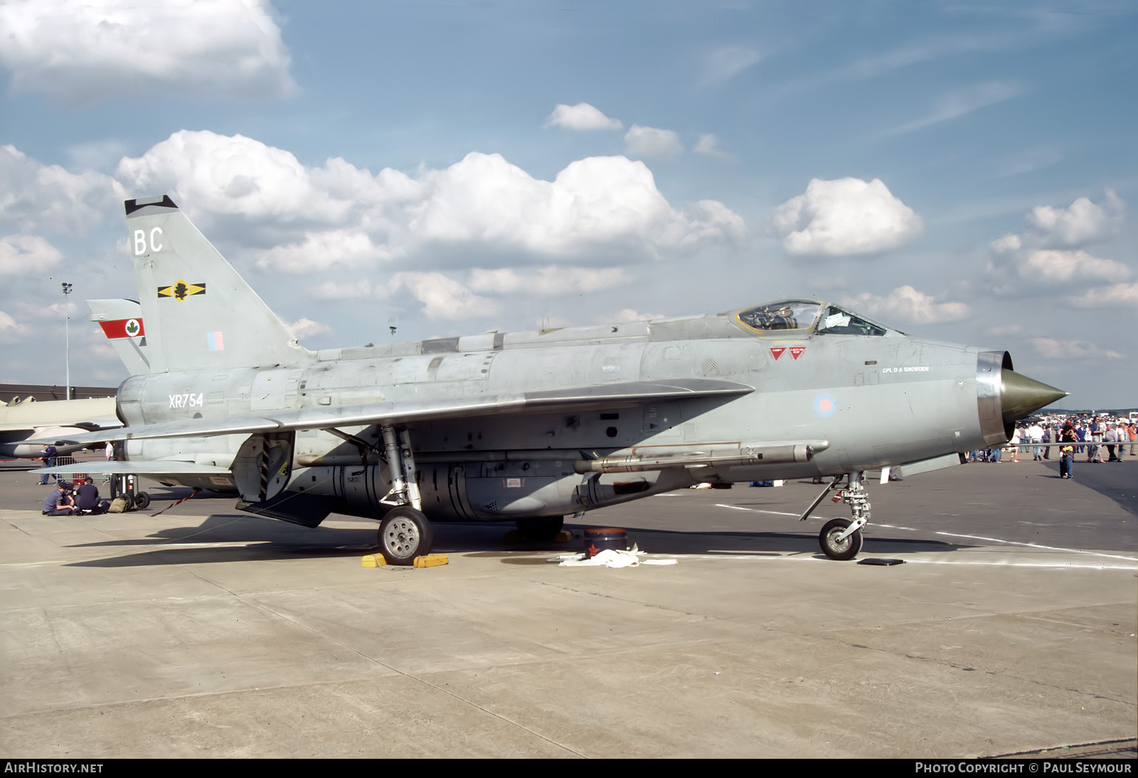 Aircraft Photo of XR754 | English Electric Lightning F6 | UK - Air Force | AirHistory.net #812996
