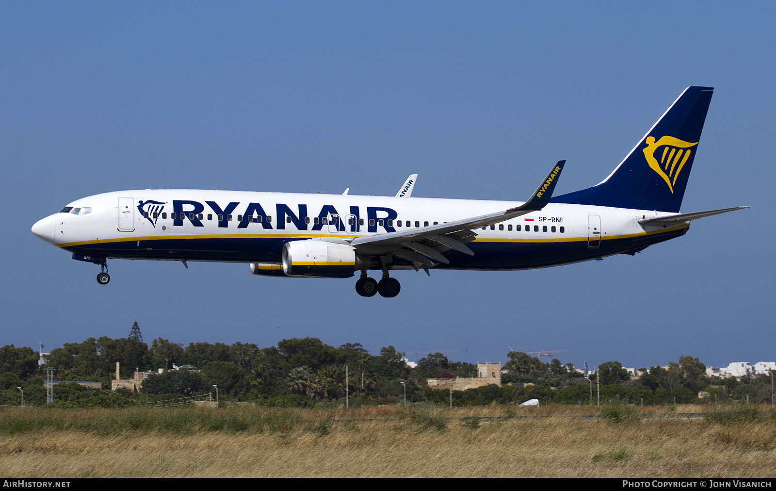 Aircraft Photo of SP-RNF | Boeing 737-8AS | Ryanair | AirHistory.net #813000