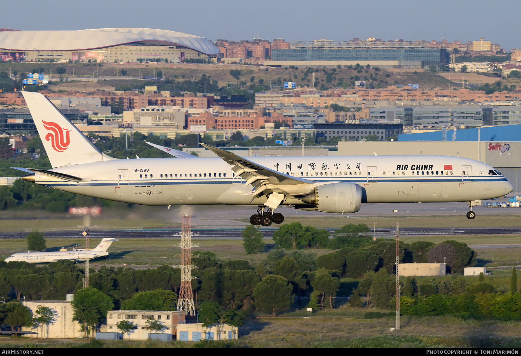 Aircraft Photo of B-1368 | Boeing 787-9 Dreamliner | Air China | AirHistory.net #813010