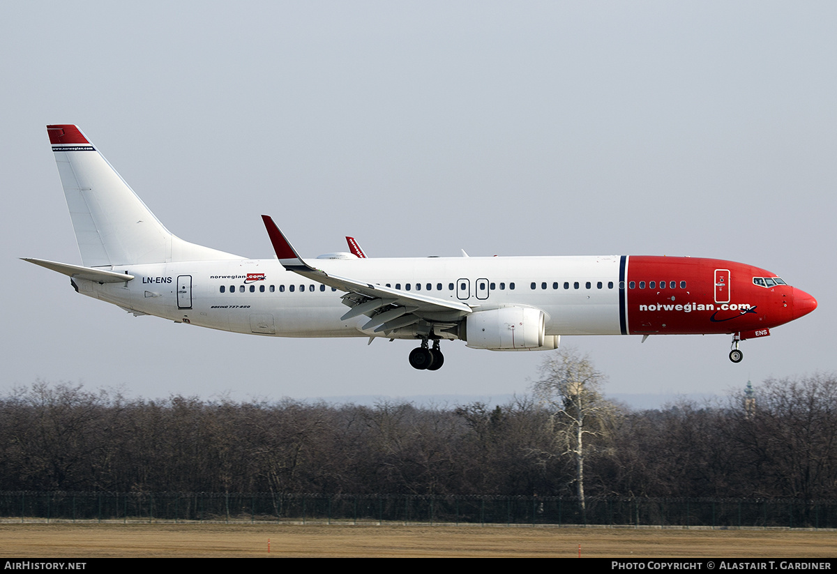 Aircraft Photo of LN-ENS | Boeing 737-8JP | Norwegian | AirHistory.net #813041