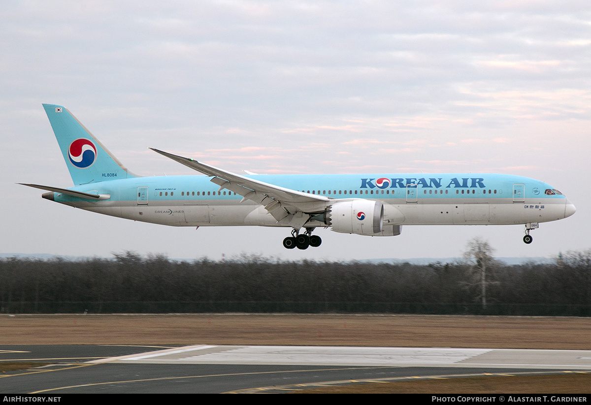 Aircraft Photo of HL8084 | Boeing 787-9 Dreamliner | Korean Air | AirHistory.net #813045