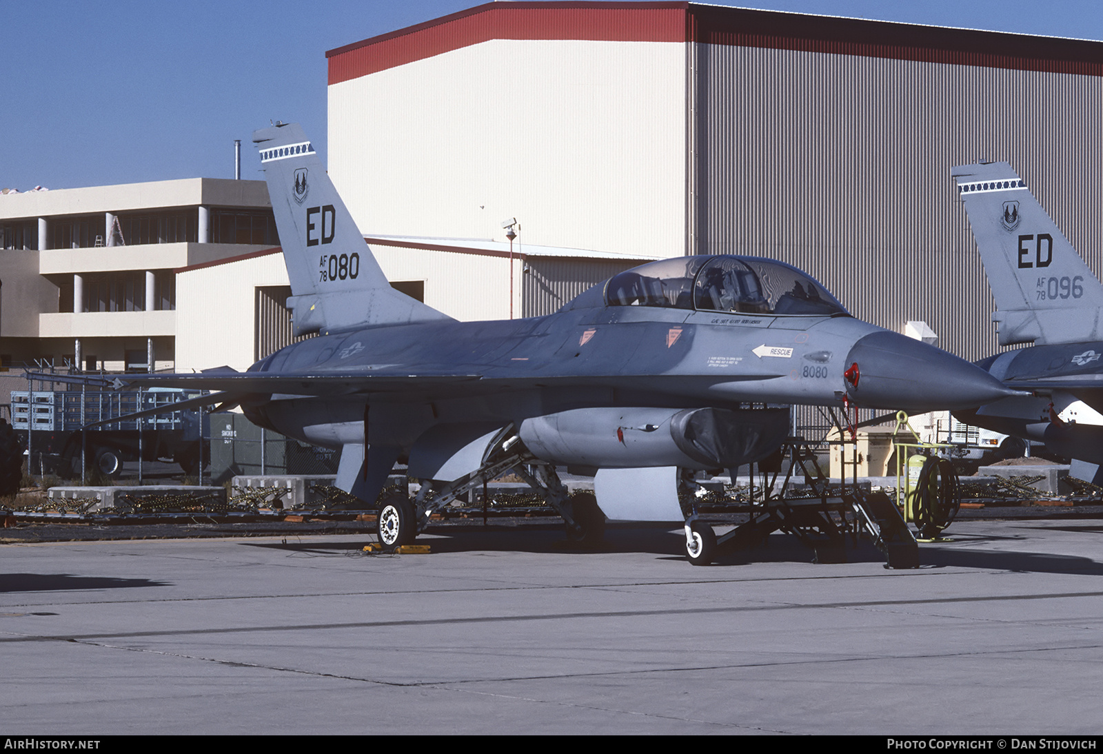 Aircraft Photo of 78-0080 / AF78-080 | General Dynamics F-16B Fighting Falcon | USA - Air Force | AirHistory.net #813101