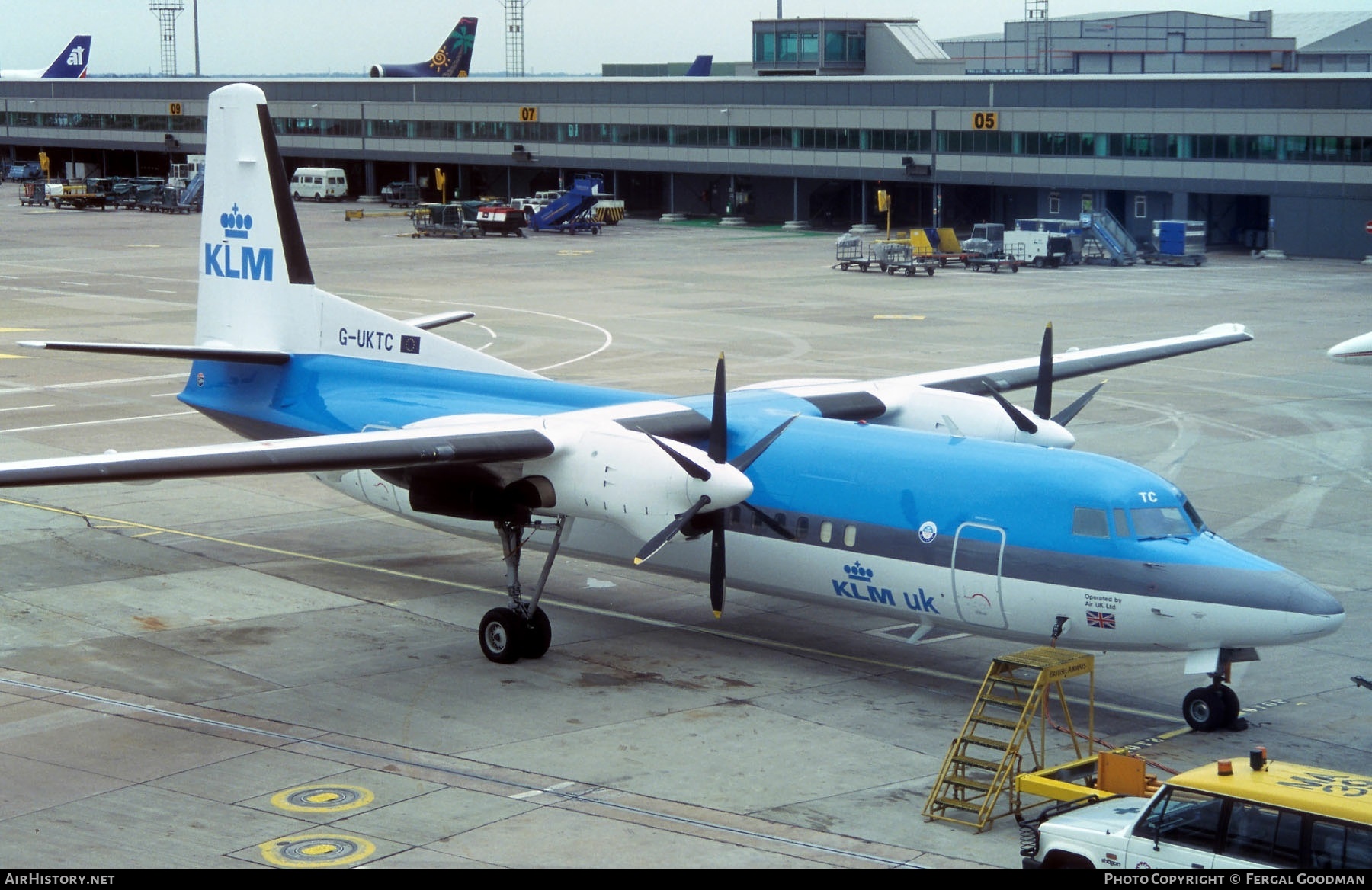 Aircraft Photo of G-UKTC | Fokker 50 | KLM UK | AirHistory.net #813110