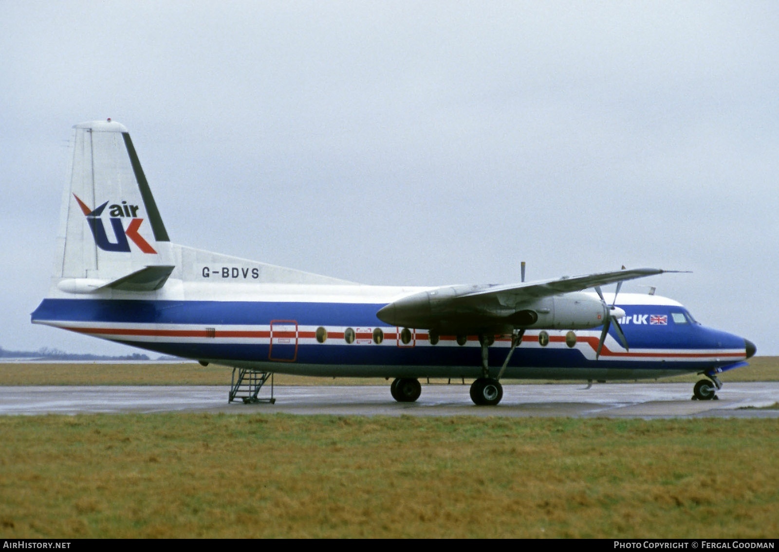 Aircraft Photo of G-BDVS | Fokker F27-200 Friendship | Air UK | AirHistory.net #813111