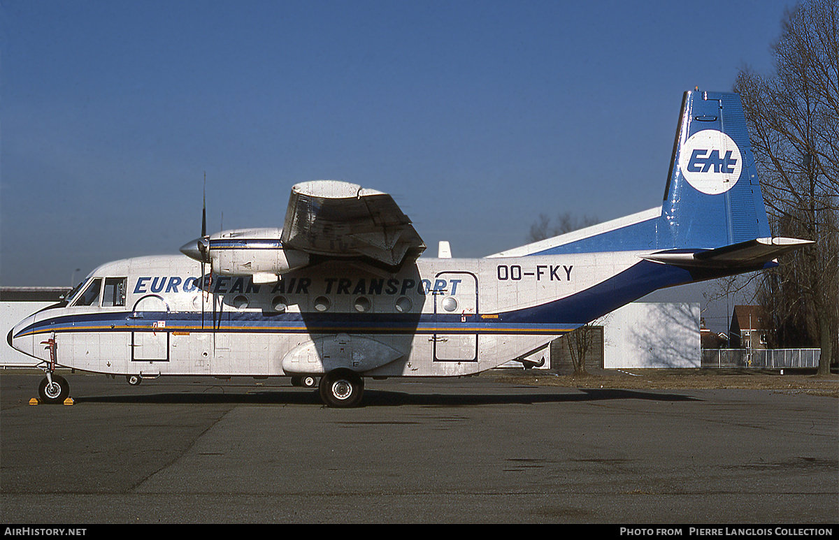 Aircraft Photo of OO-FKY | CASA C-212-200 Aviocar | European Air Transport - EAT | AirHistory.net #813127