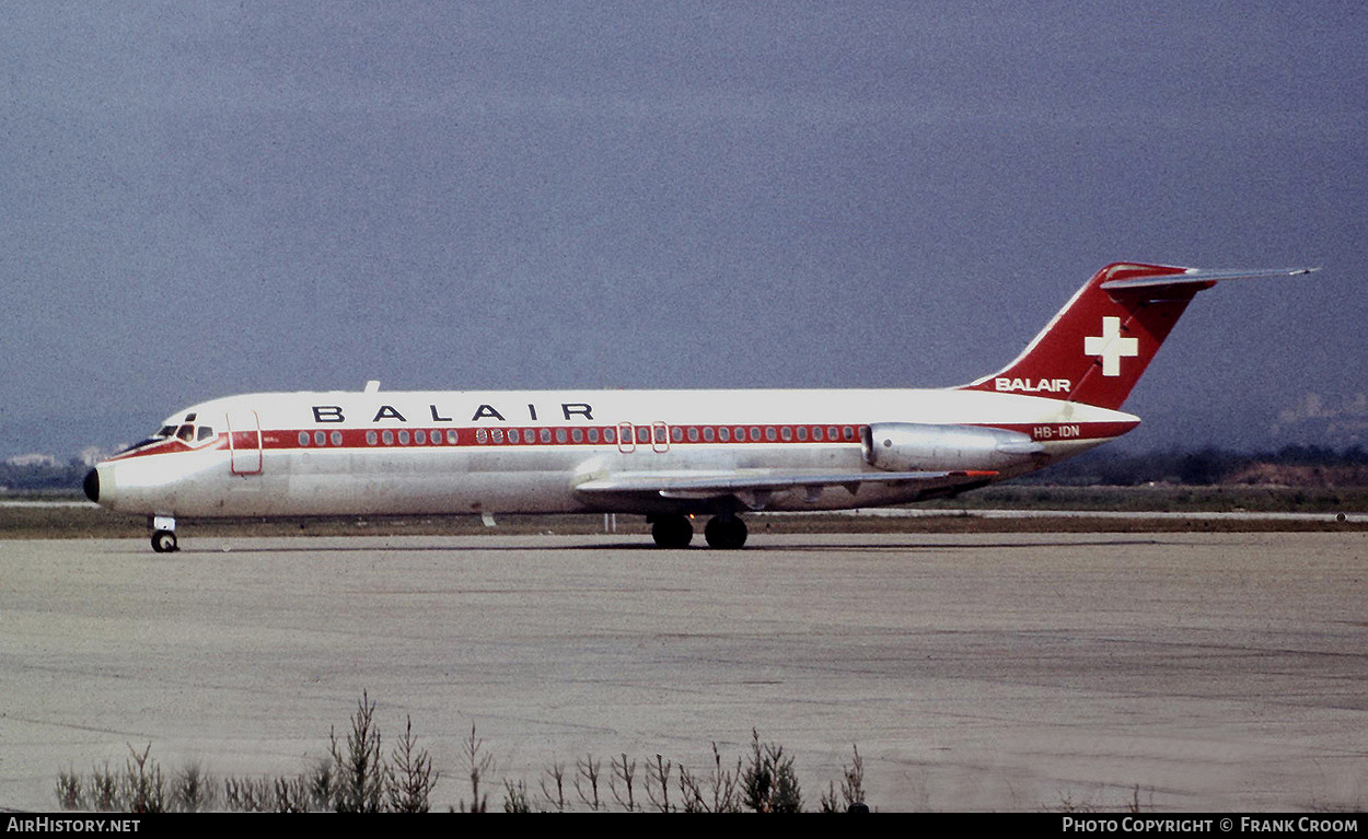 Aircraft Photo of HB-IDN | McDonnell Douglas DC-9-33CF | Balair | AirHistory.net #813133