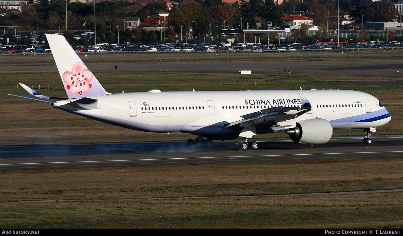 Aircraft Photo of F-WZFO | Airbus A350-941 | China Airlines | AirHistory.net #813141