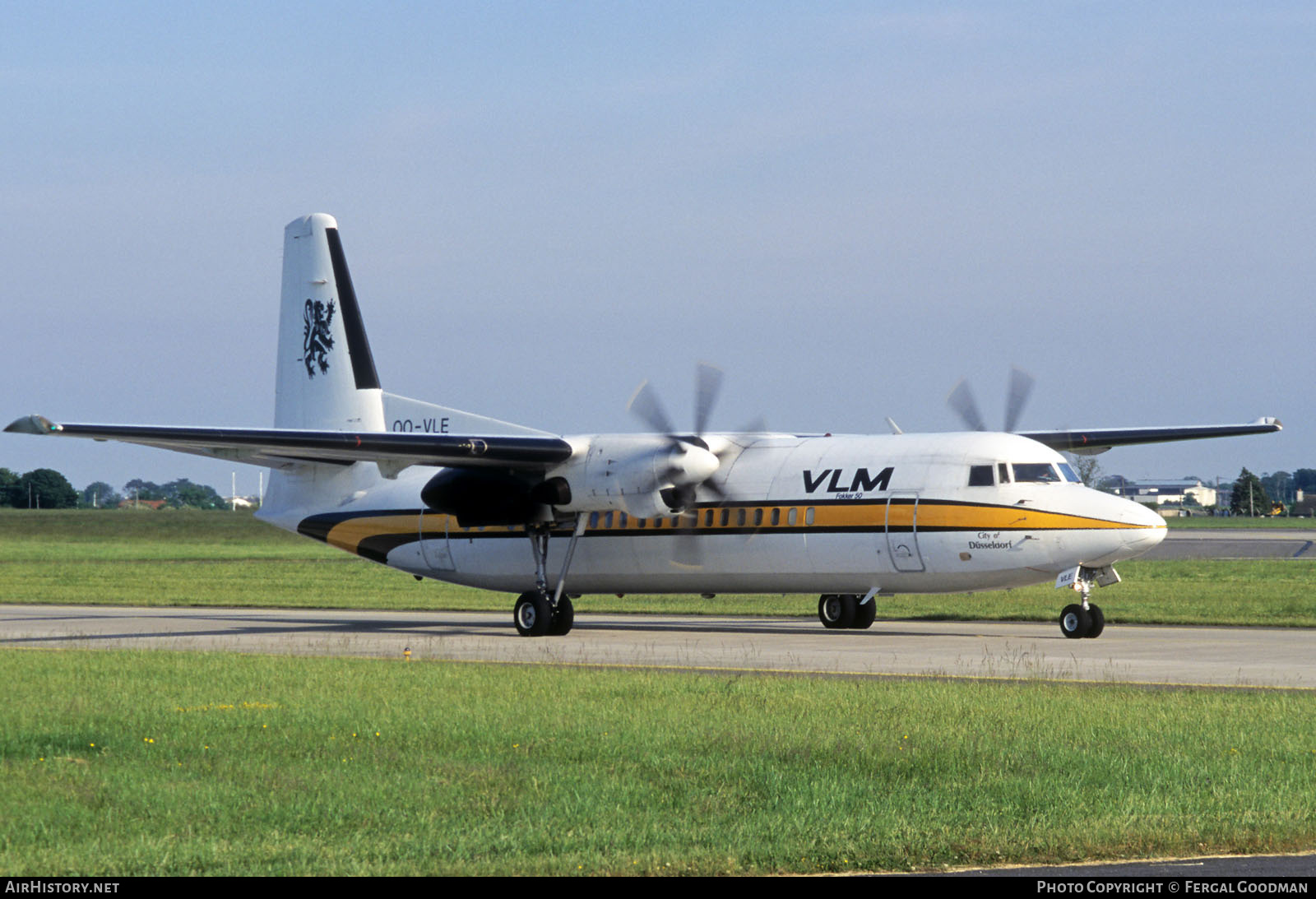 Aircraft Photo of OO-VLE | Fokker 50 | VLM Airlines | AirHistory.net #813147