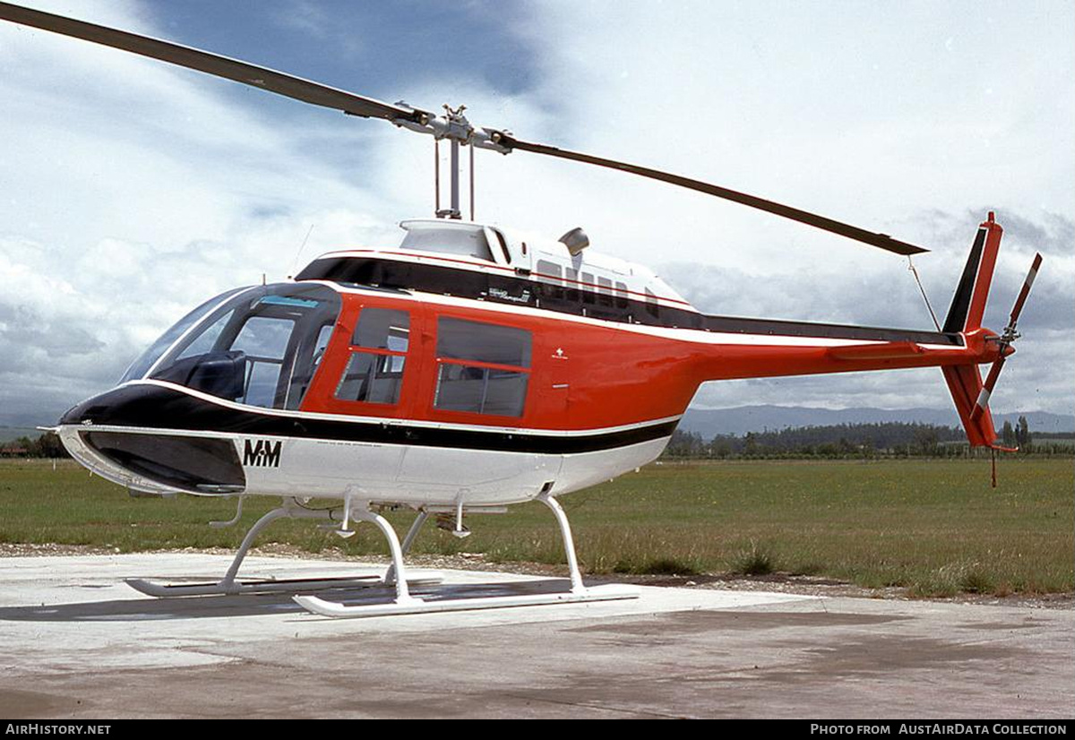 Aircraft Photo of ZK-HMM / MM | Bell 206B-3 JetRanger III | AirHistory.net #813204