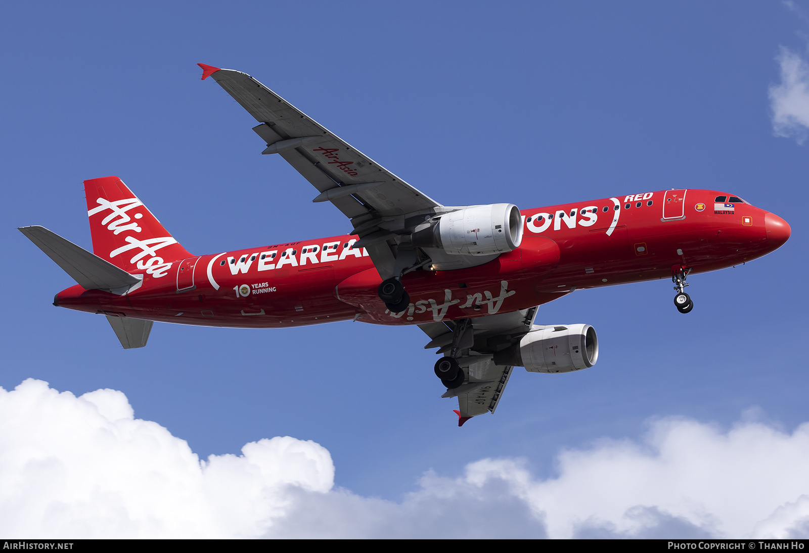 Aircraft Photo of 9M-AQF | Airbus A320-216 | AirAsia | AirHistory.net #813279