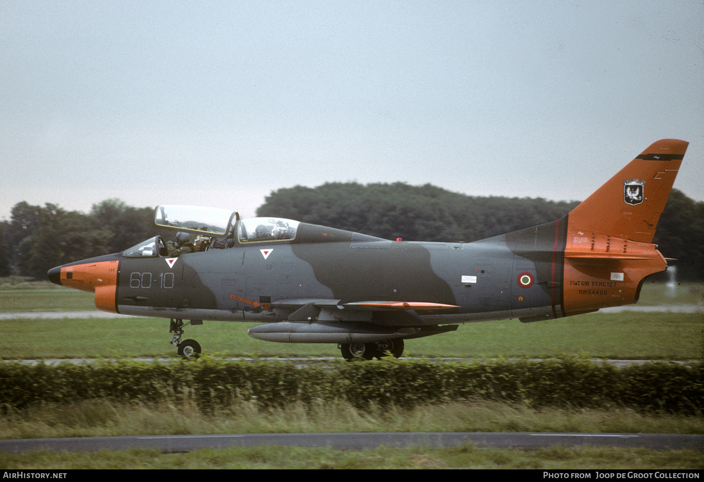 Aircraft Photo of MM54400 | Fiat G-91T/1 | Italy - Air Force | AirHistory.net #813292
