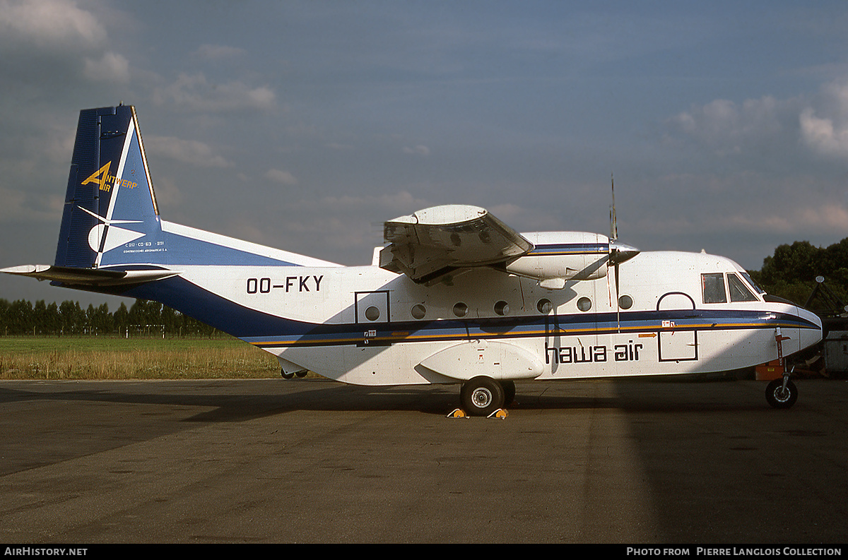 Aircraft Photo of OO-FKY | CASA C-212-200 Aviocar | Hawa Air | AirHistory.net #813293