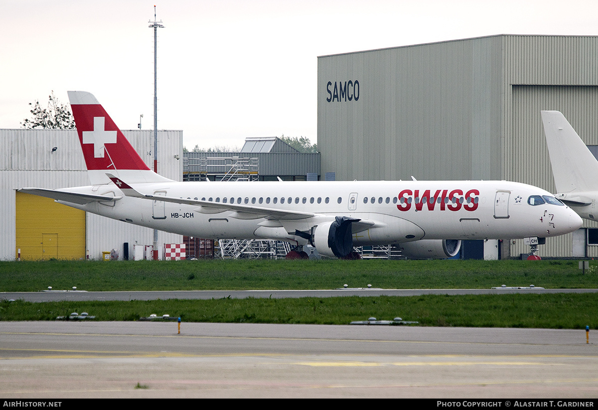 Aircraft Photo of HB-JCH | Bombardier CSeries CS300 (BD-500-1A11) | Swiss International Air Lines | AirHistory.net #813312