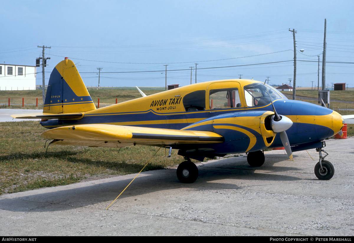 Aircraft Photo of CF-PLN | Piper PA-23 Apache | Avion Taxi | AirHistory.net #813388