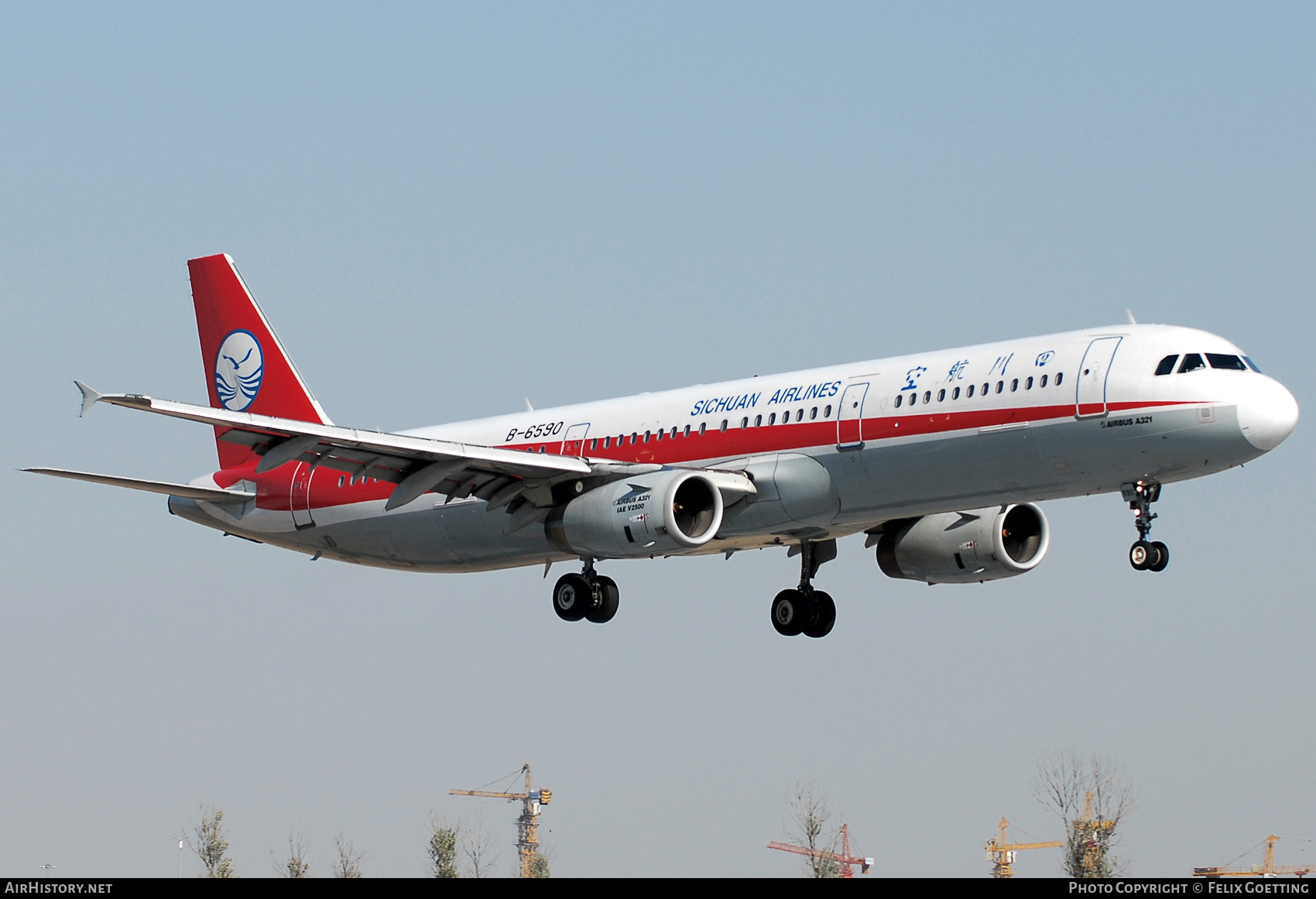 Aircraft Photo of B-6590 | Airbus A321-231 | Sichuan Airlines | AirHistory.net #813389