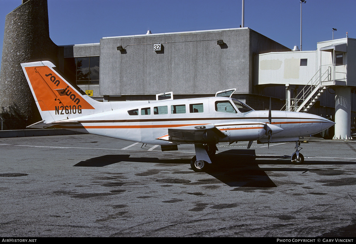 Aircraft Photo of N2610G | Cessna 402C Businessliner | San Juan Airlines | AirHistory.net #813394