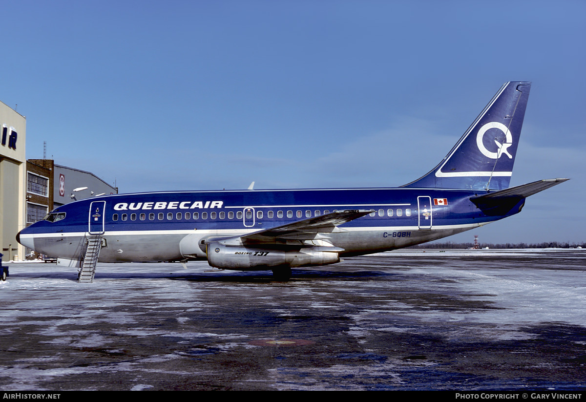 Aircraft Photo of C-GQBH | Boeing 737-296/Adv | Quebecair | AirHistory.net #813414