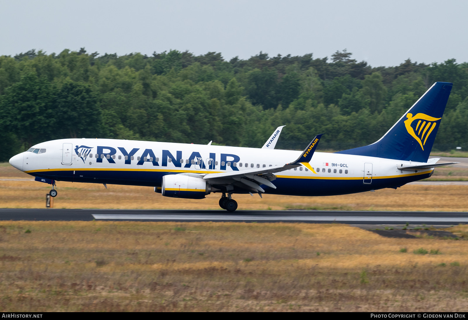 Aircraft Photo of 9H-QCL | Boeing 737-8AS | Ryanair | AirHistory.net #813426