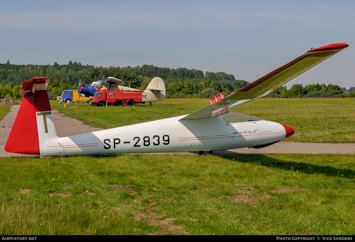 Aircraft Photo of SP-2839 | PZL-Bielsko SZD-30 Pirat | AirHistory.net #813452