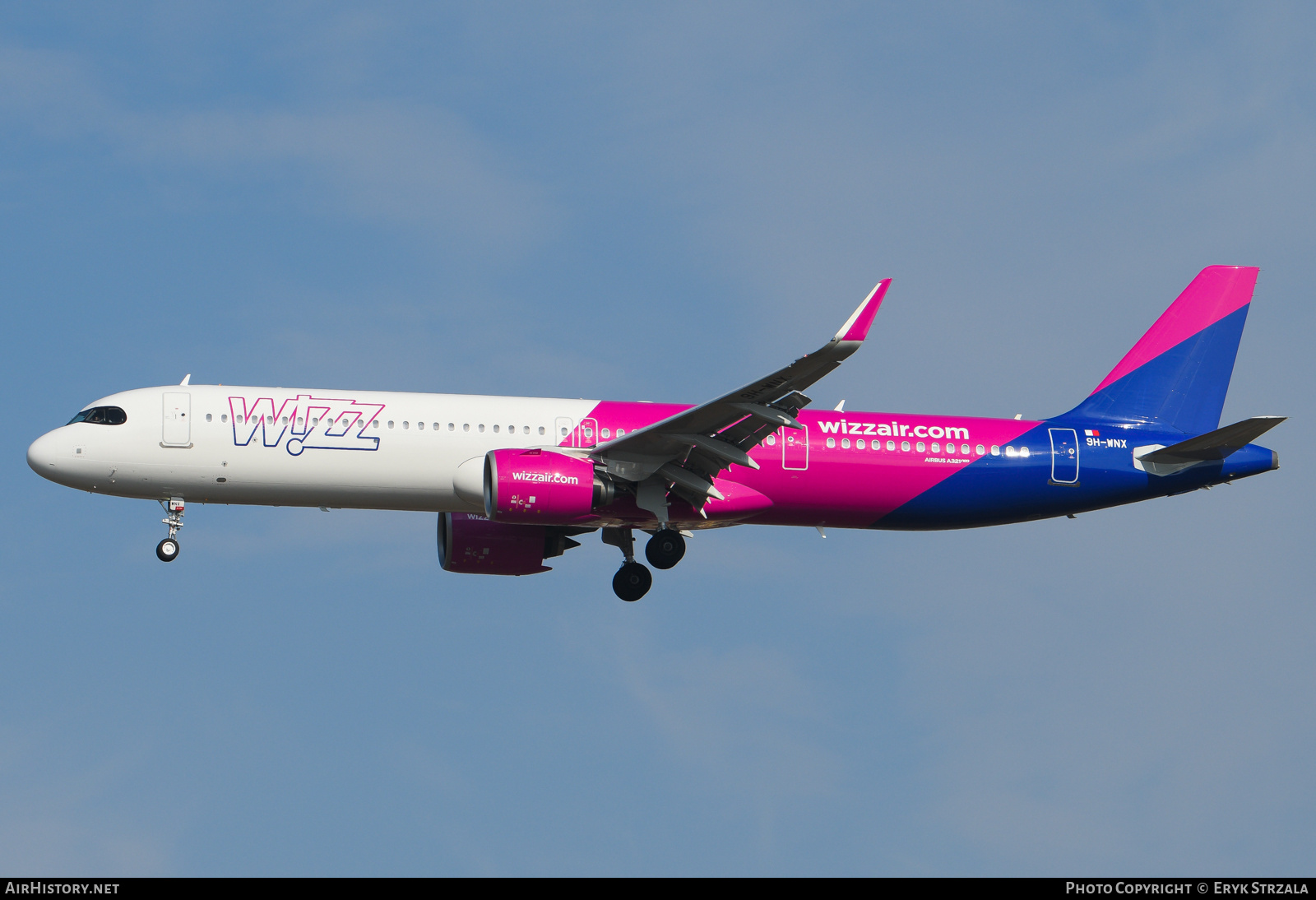 Aircraft Photo of 9H-WNX | Airbus A321-271NX | Wizz Air | AirHistory.net #813462