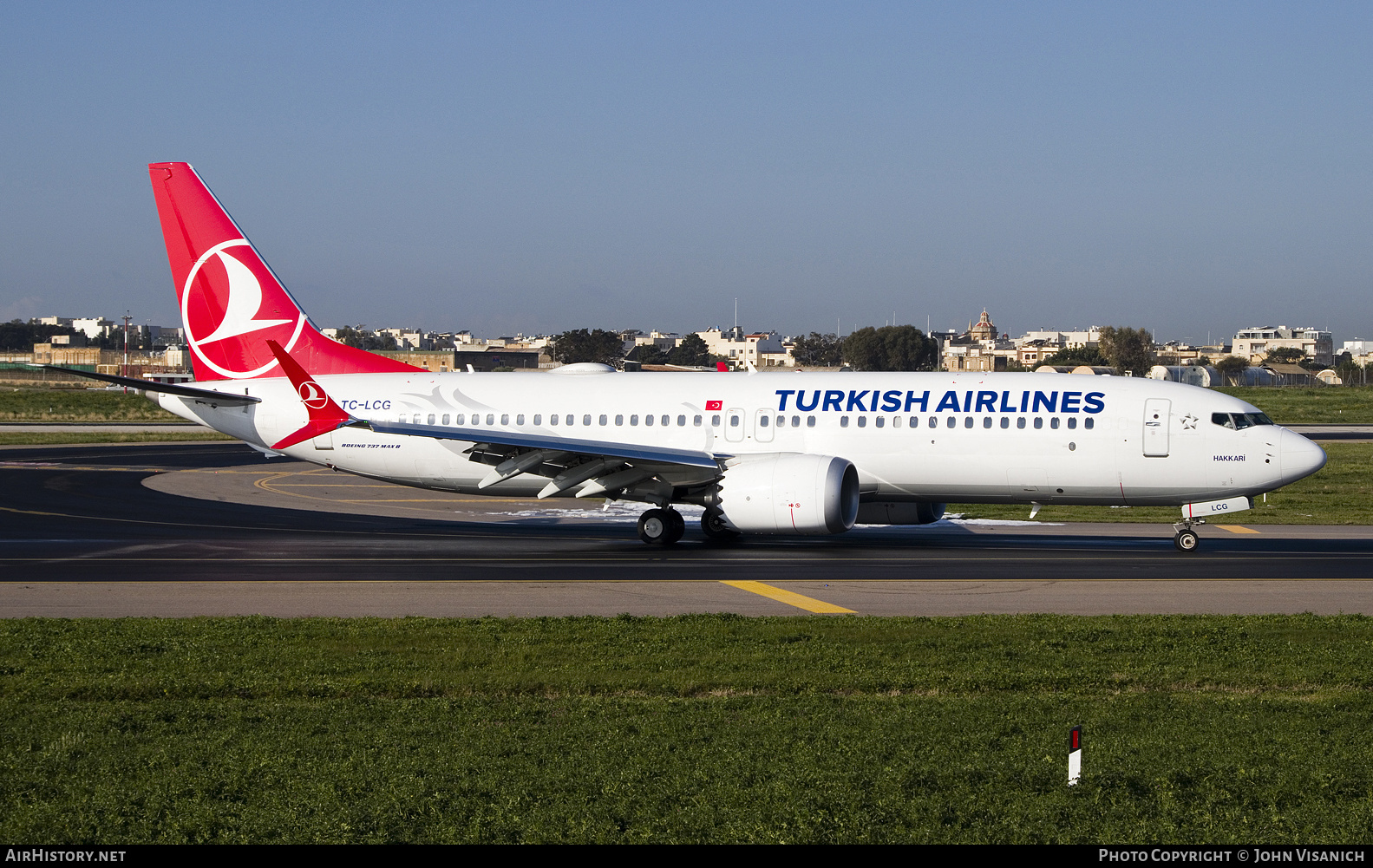 Aircraft Photo of TC-LCG | Boeing 737-8 Max 8 | Turkish Airlines | AirHistory.net #813484