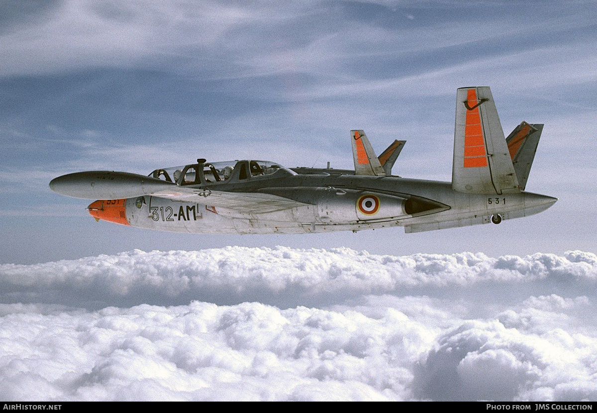 Aircraft Photo of 531 | Fouga CM-170R Magister | France - Air Force | AirHistory.net #813510
