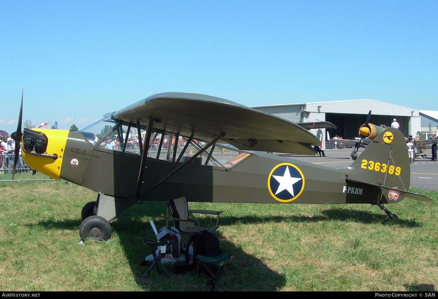 Aircraft Photo of F-PKBM | Piper J-3C-65 Cub | USA - Air Force | AirHistory.net #813527