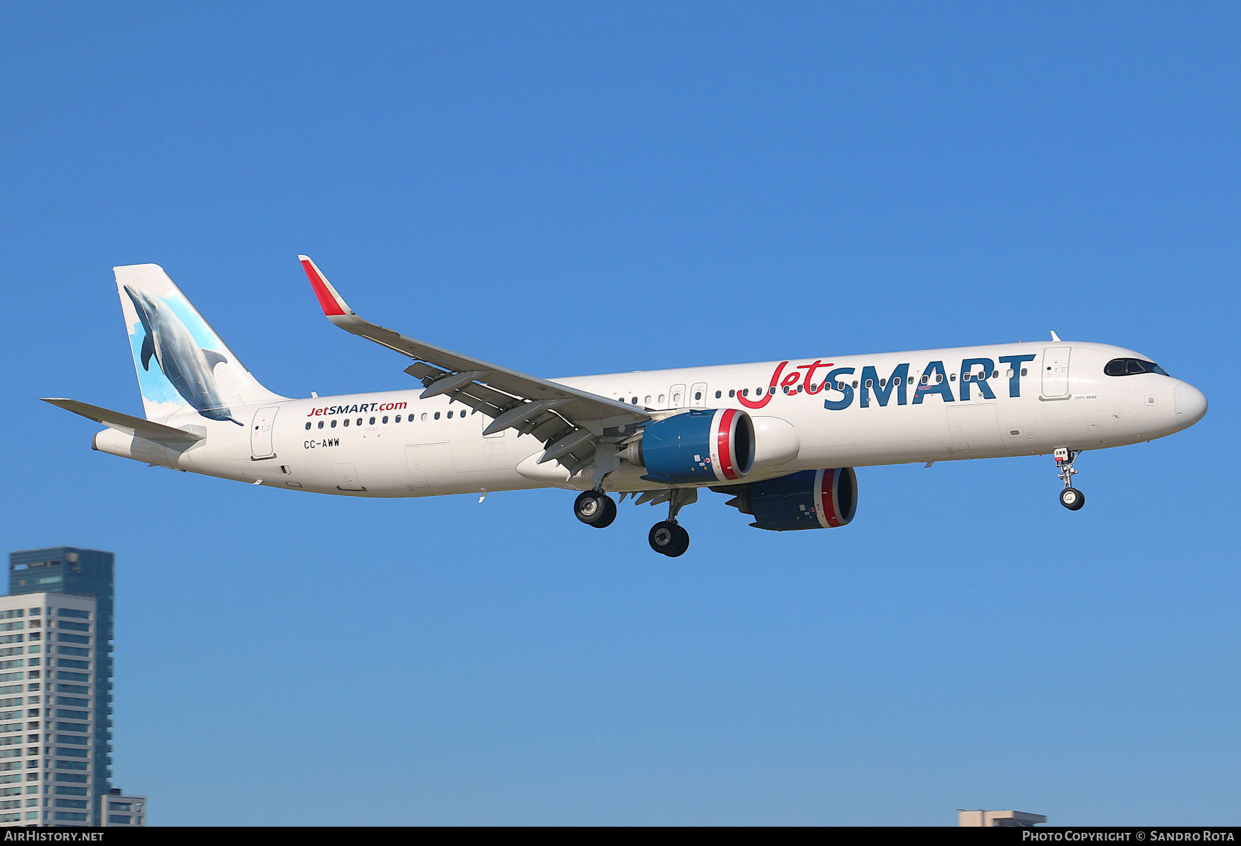 Aircraft Photo of CC-AWW | Airbus A321-271NX | JetSmart | AirHistory.net #813556