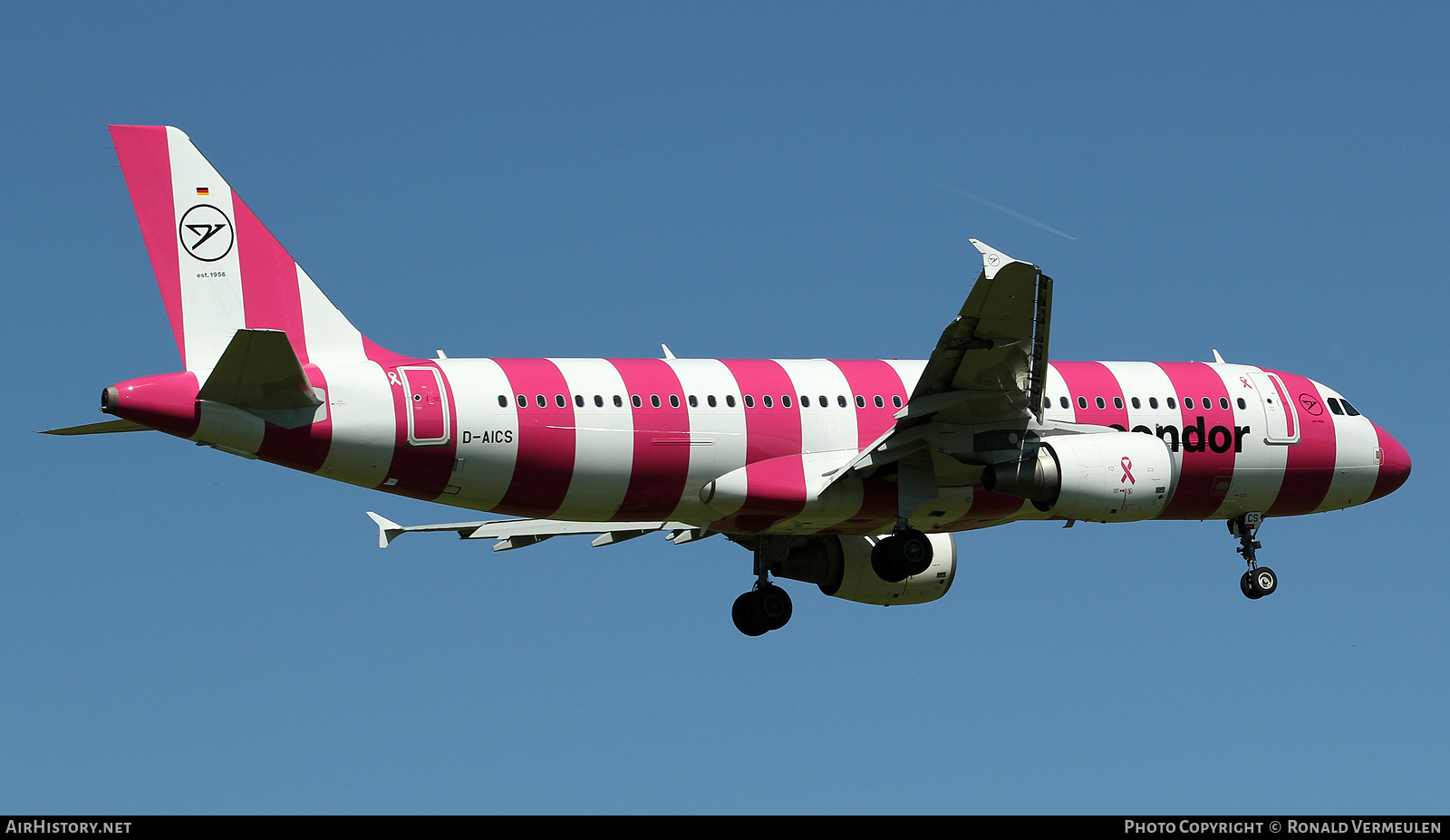 Aircraft Photo of D-AICS | Airbus A320-214 | Condor Flugdienst | AirHistory.net #813565