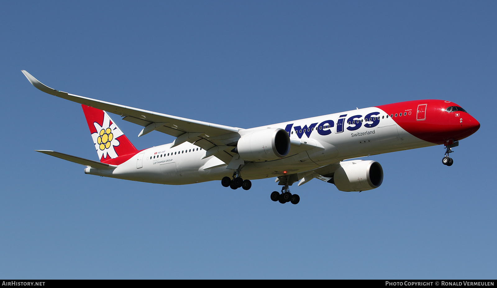 Aircraft Photo of HB-IHF | Airbus A350-941 | Edelweiss Air | AirHistory.net #813573