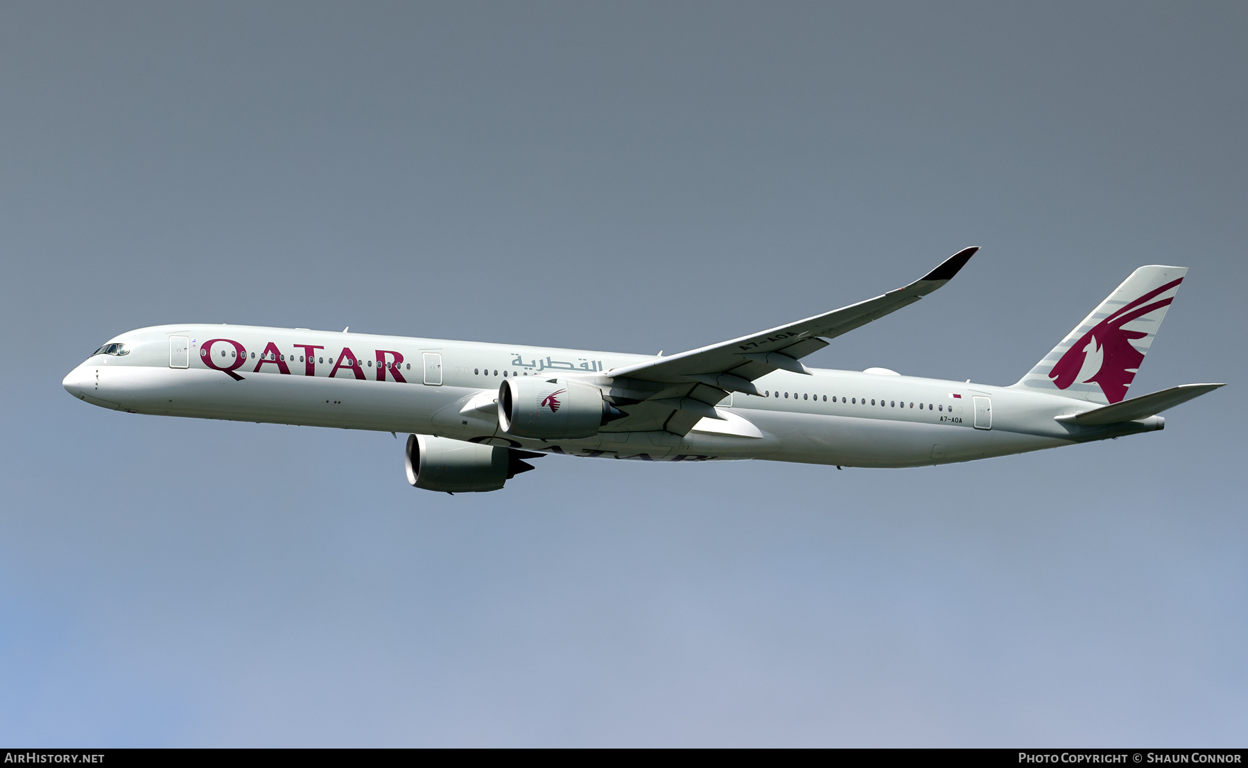 Aircraft Photo of A7-AOA | Airbus A350-1041 | Qatar Airways | AirHistory.net #813578