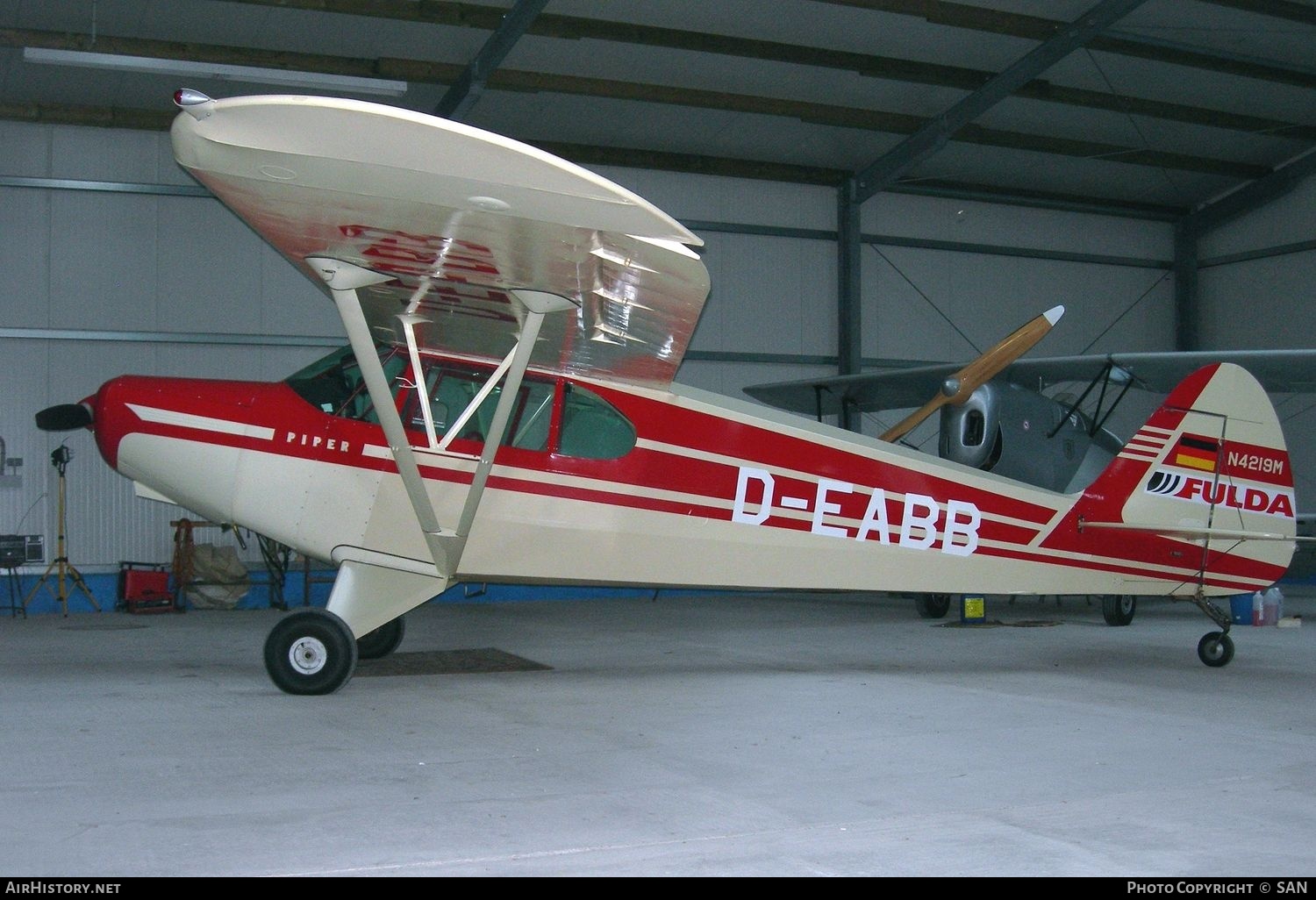Aircraft Photo of D-EABB / N4219M | Piper PA-12 Super Cruiser | AirHistory.net #813588