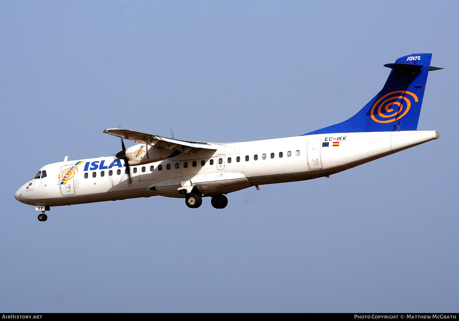 Aircraft Photo of EC-IKK | ATR ATR-72-201 | Islas Airways | AirHistory.net #813591
