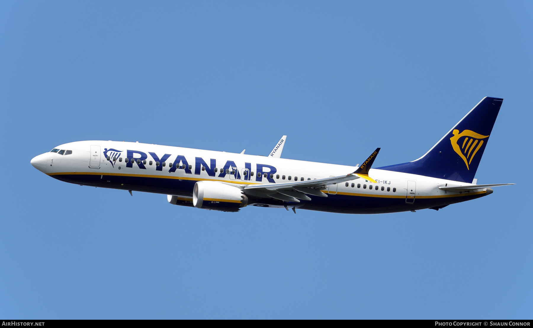 Aircraft Photo of EI-IKJ | Boeing 737-8200 Max 200 | Ryanair | AirHistory.net #813598
