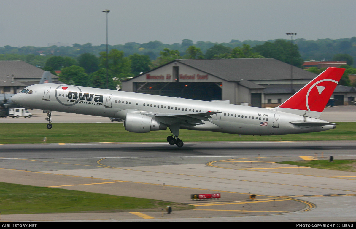 Aircraft Photo of N520US | Boeing 757-251 | Northwest Airlines | AirHistory.net #813607