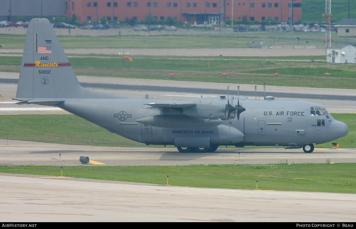 Aircraft Photo of 95-1002 / 51002 | Lockheed C-130H Hercules | USA - Air Force | AirHistory.net #813609