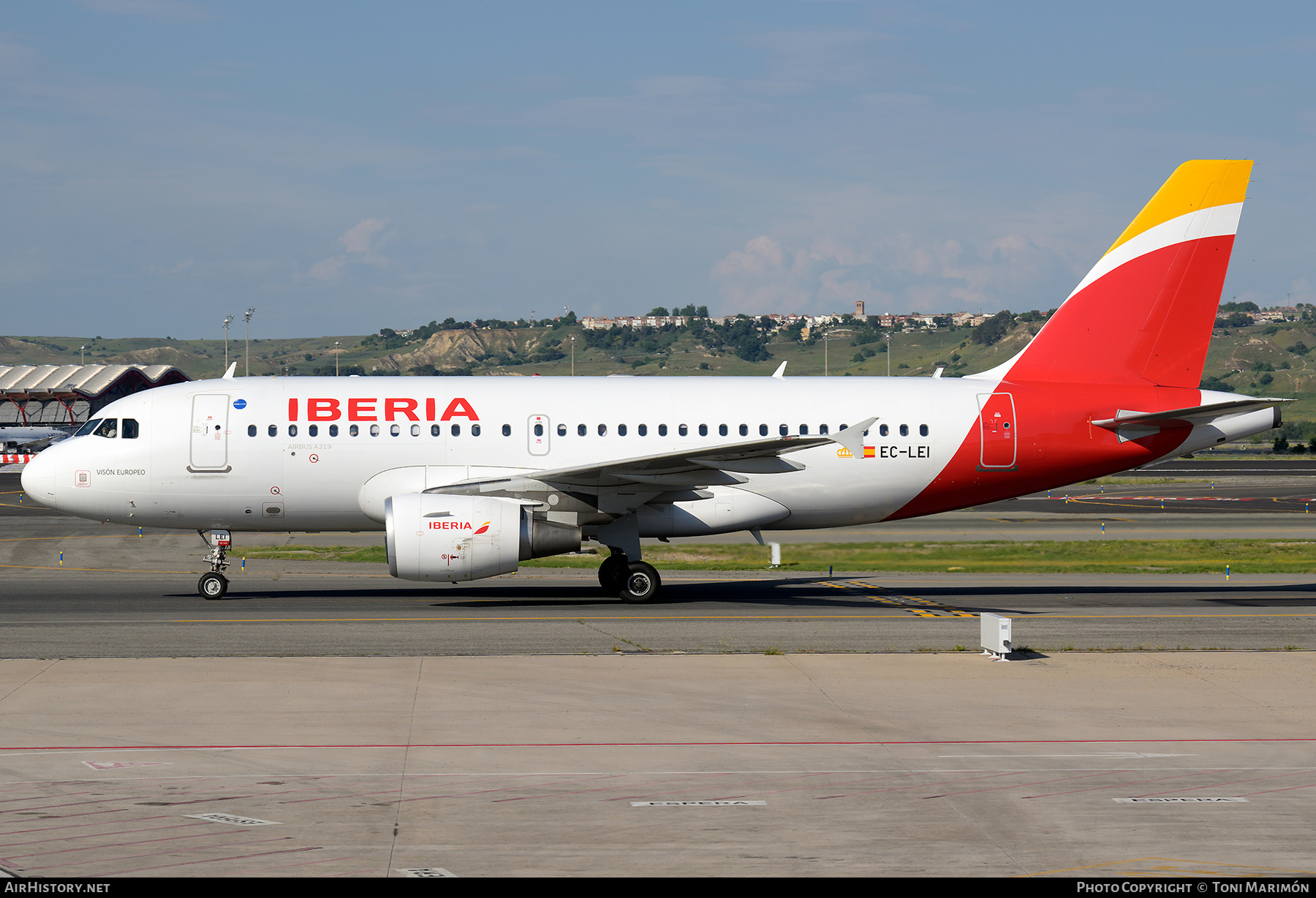 Aircraft Photo of EC-LEI | Airbus A319-111 | Iberia | AirHistory.net #813640