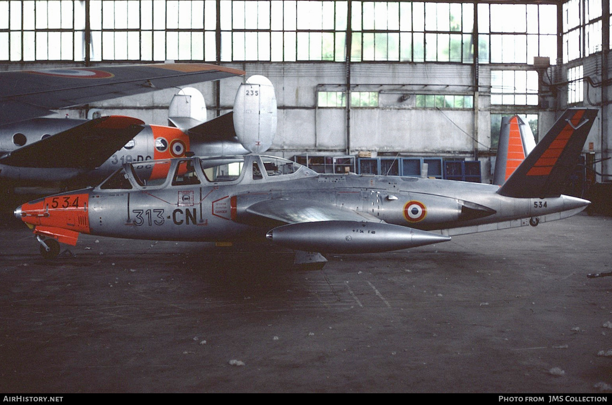 Aircraft Photo of 534 | Fouga CM-170R Magister | France - Air Force | AirHistory.net #813656