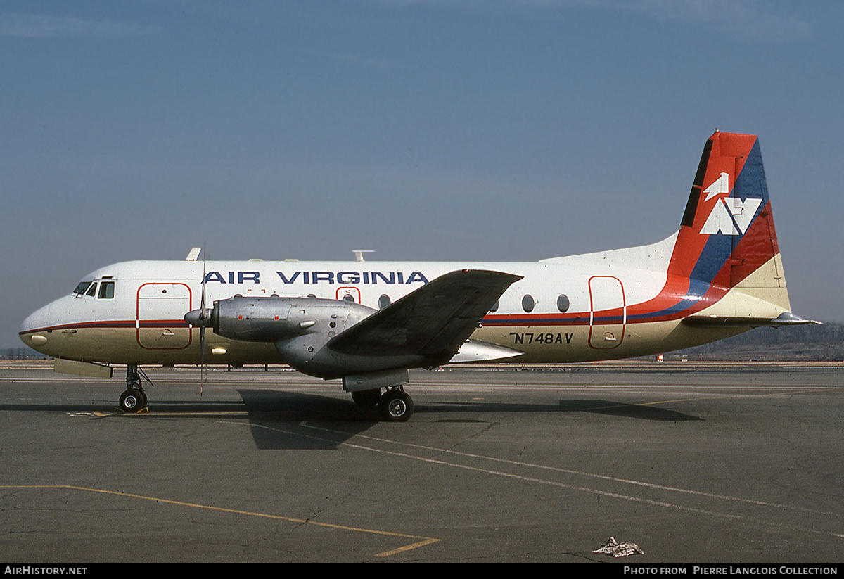 Aircraft Photo of N748AV | British Aerospace BAe-748 Srs2B/FAA | Air Virginia | AirHistory.net #813658