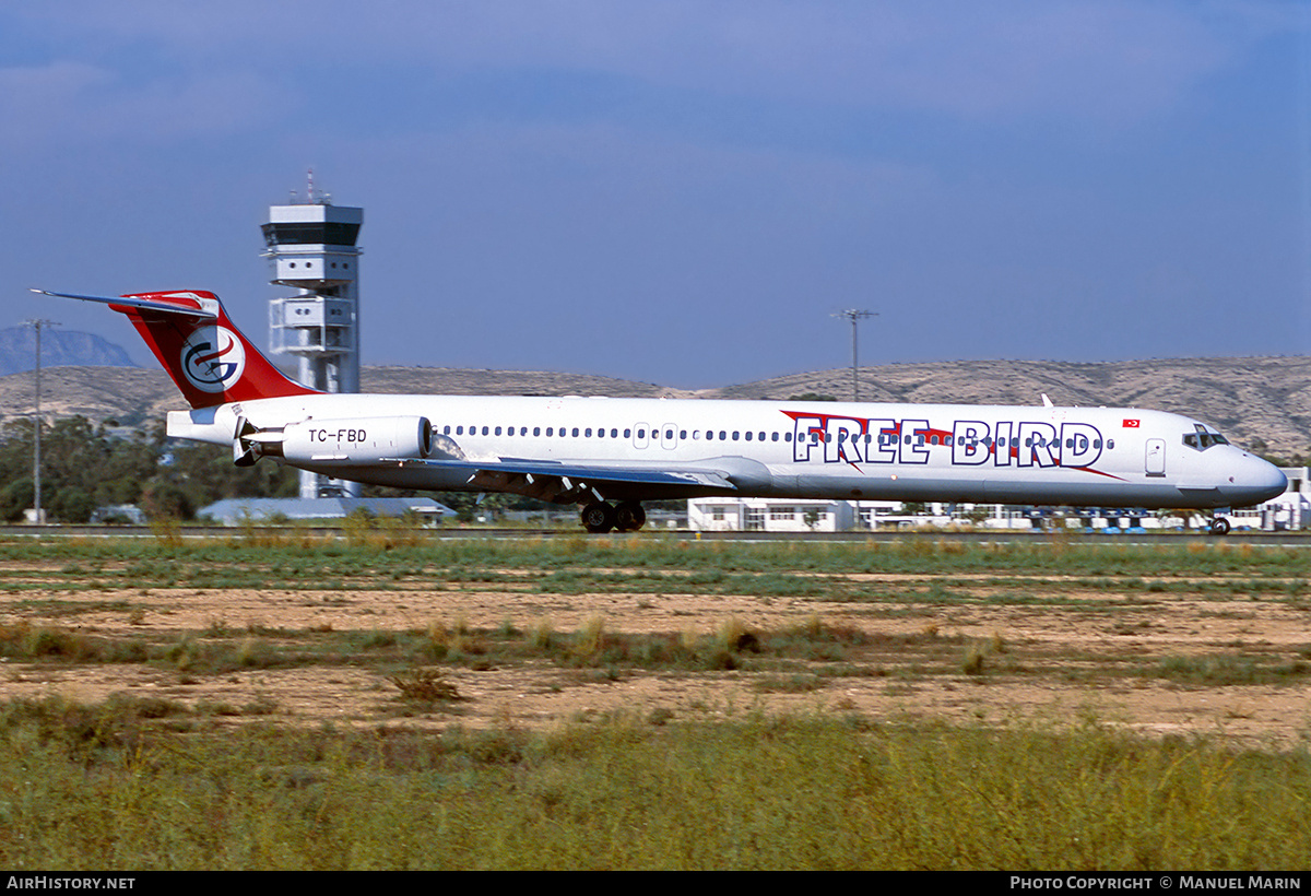 Aircraft Photo of TC-FBD | McDonnell Douglas MD-83 (DC-9-83) | Freebird Airlines | AirHistory.net #813697