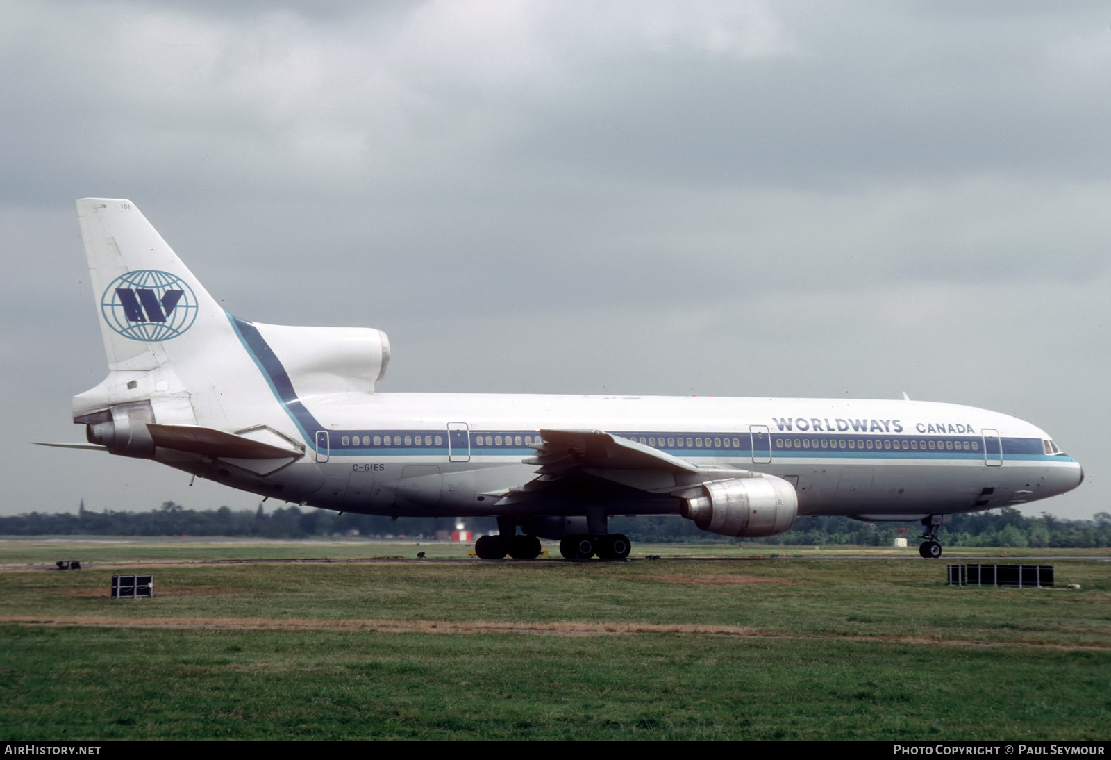 Aircraft Photo of C-GIES | Lockheed L-1011-385-1-15 TriStar 100 | Worldways Canada | AirHistory.net #813741