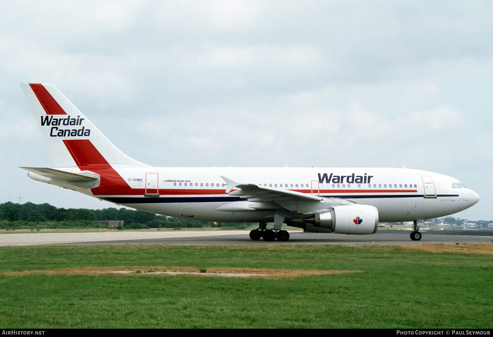 Aircraft Photo of C-GIWD | Airbus A310-304 | Wardair Canada | AirHistory.net #813744