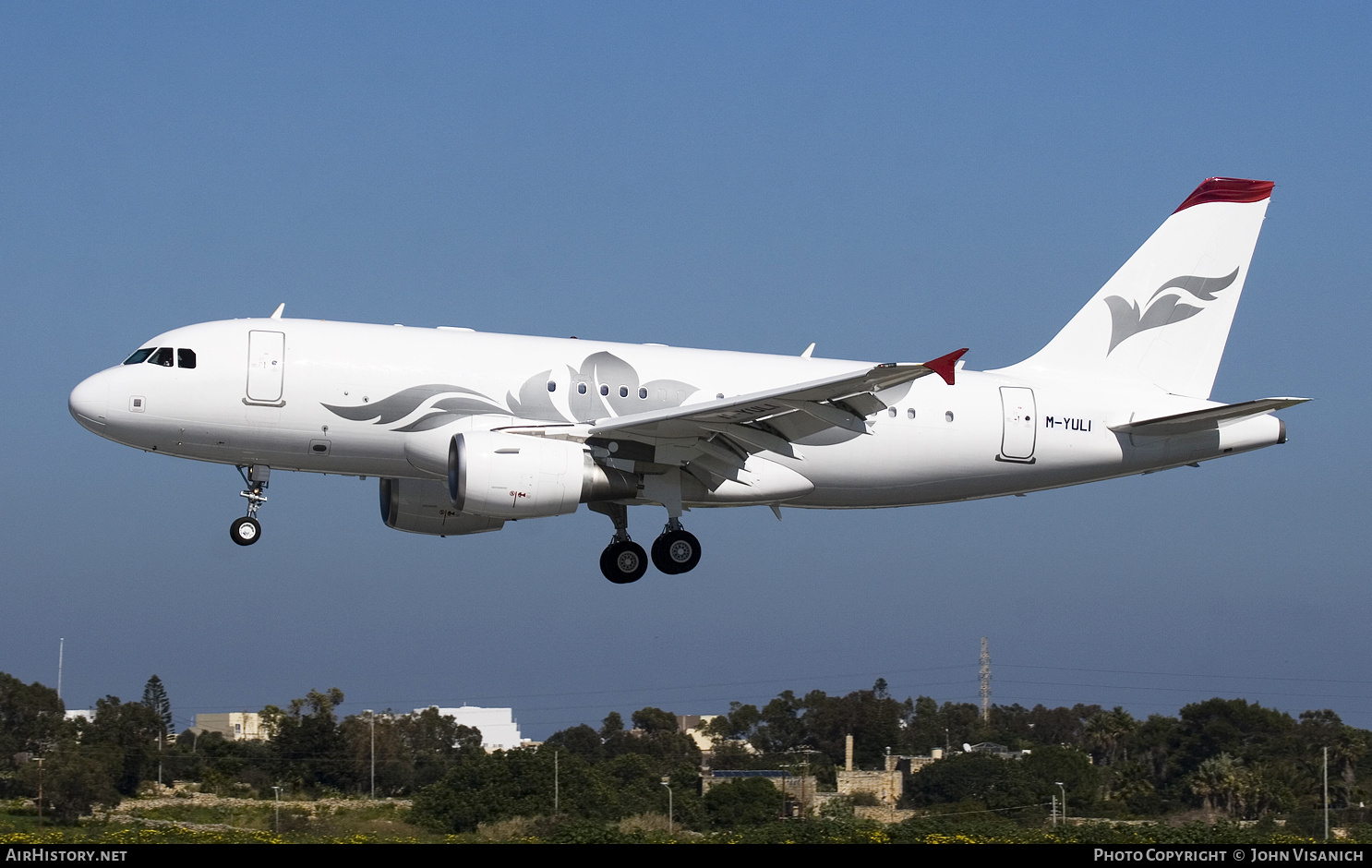 Aircraft Photo of M-YULI | Airbus ACJ319 (A319-115/CJ) | AirHistory.net #813755