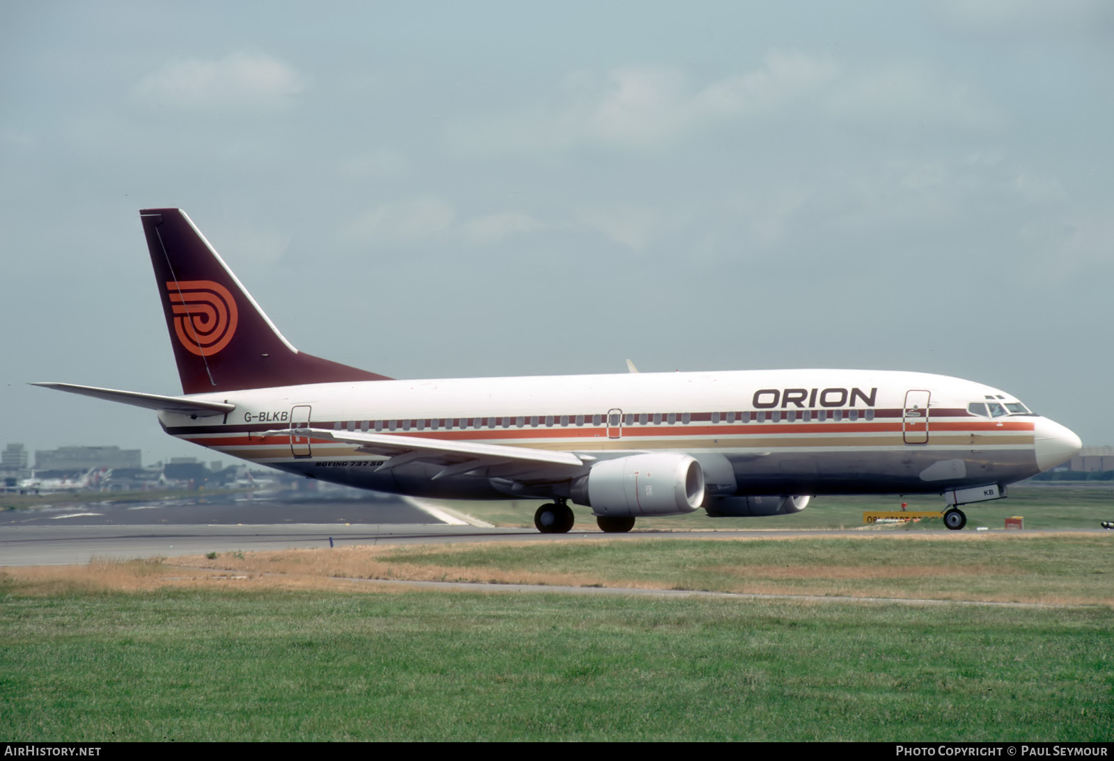 Aircraft Photo of G-BLKB | Boeing 737-3T5 | Orion Airways | AirHistory.net #813764