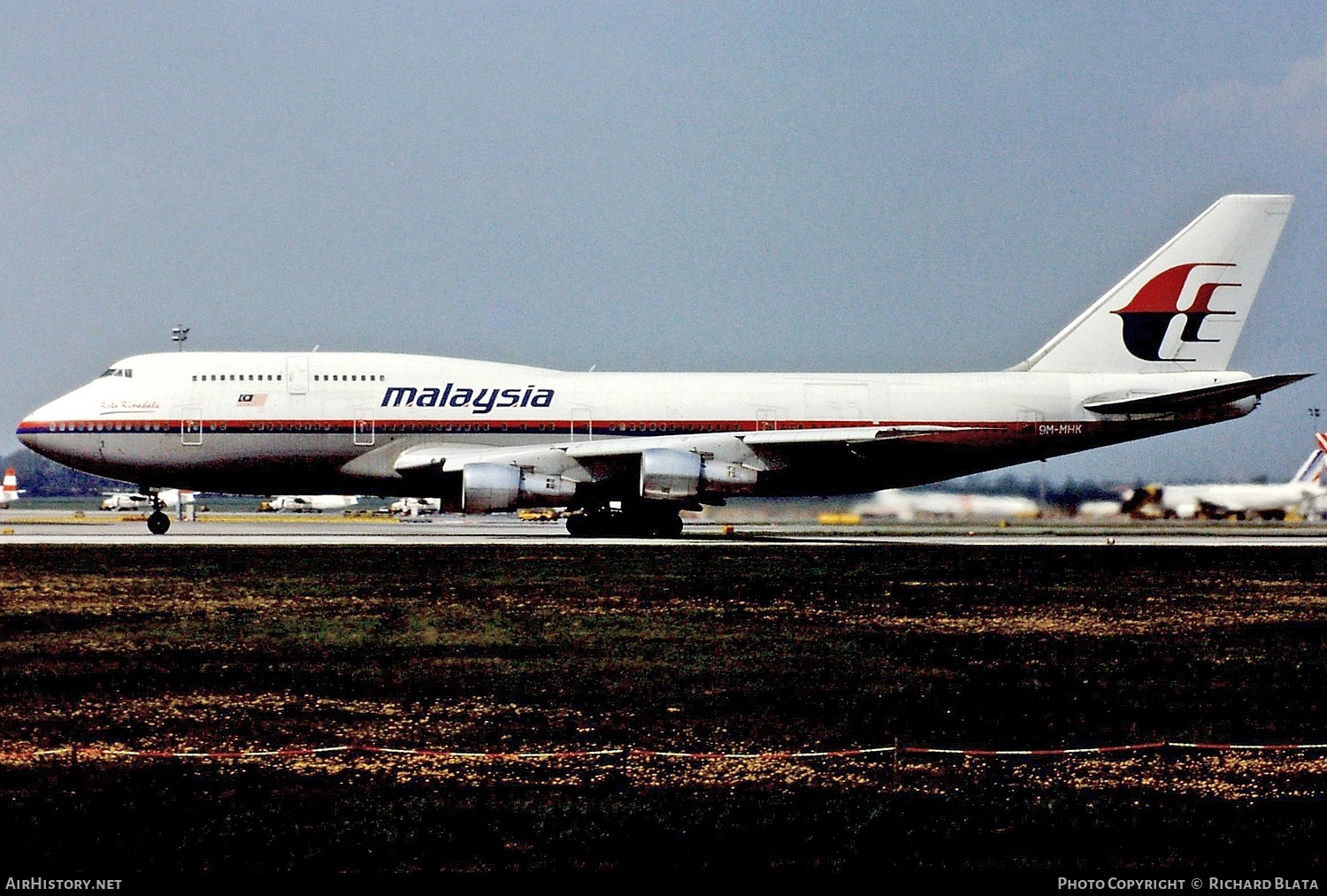 Aircraft Photo of 9M-MHK | Boeing 747-3H6M | Malaysia Airlines | AirHistory.net #813775