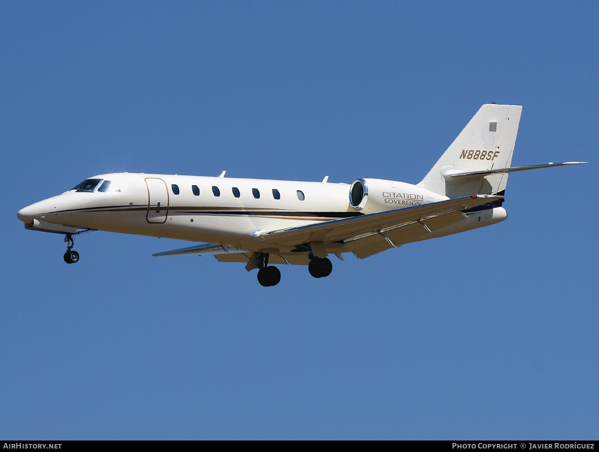 Aircraft Photo of N888SF | Cessna 680 Citation Sovereign | AirHistory.net #813845