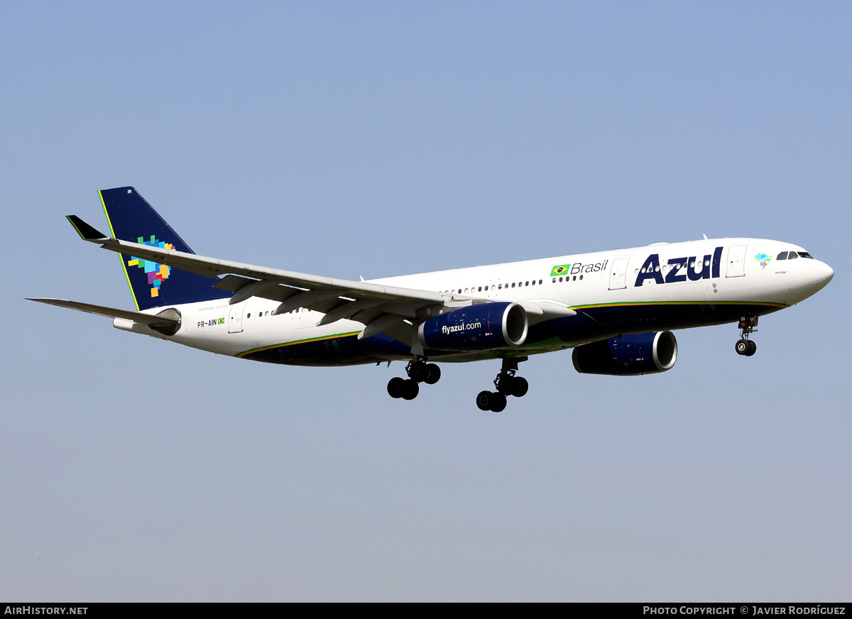 Aircraft Photo of PR-AIN | Airbus A330-243 | Azul Linhas Aéreas Brasileiras | AirHistory.net #813858