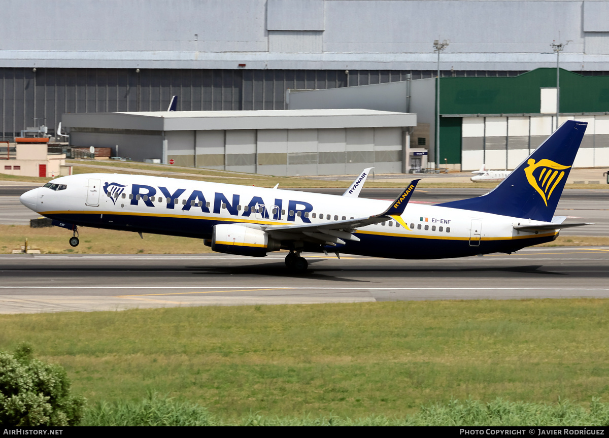 Aircraft Photo of EI-ENF | Boeing 737-8AS | Ryanair | AirHistory.net #813859
