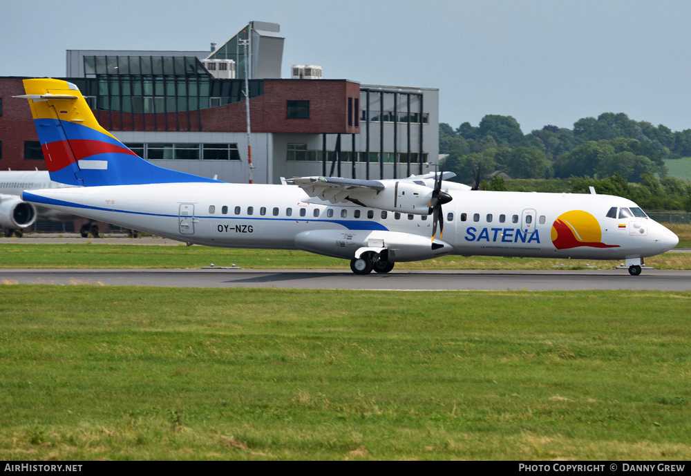 Aircraft Photo of OY-NZG | ATR ATR-72-600 (ATR-72-212A) | Colombia - Satena | AirHistory.net #813865